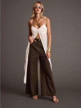 12th Tribe Ivory Longline Cami Top